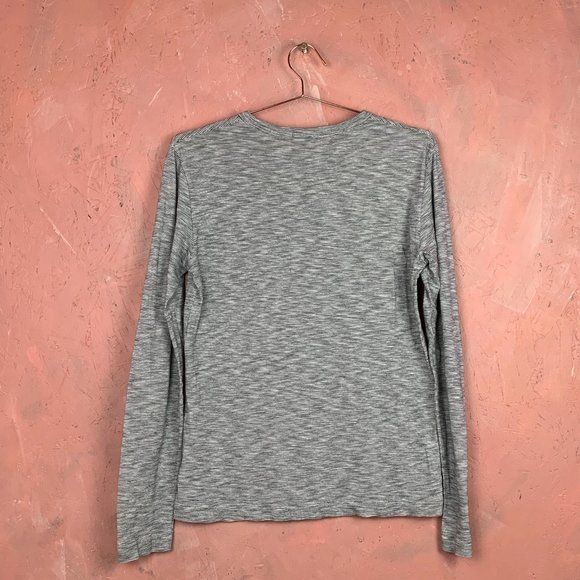 Men's SMALL Long Sleeve T-Shirt / Striped Long Sleeve T-Shirt / Men's Small Tees - Picture 2 of 3